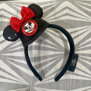 Disney Black and Red Minnie Mouseketeer Headband